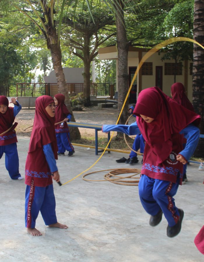 KBM PJOK (Praktek Lompat Tali)